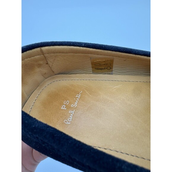 Paul Smith Men’s Navy Suede Loafers Leather Shoes US Size 7